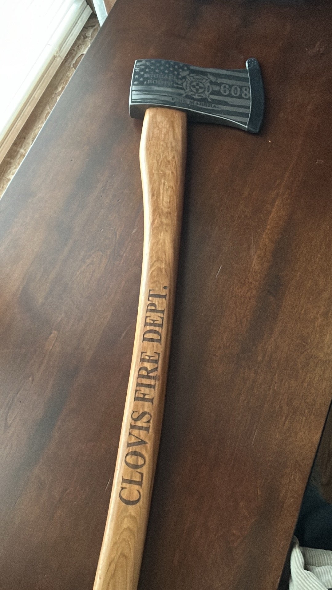 Custom Engraved Axe