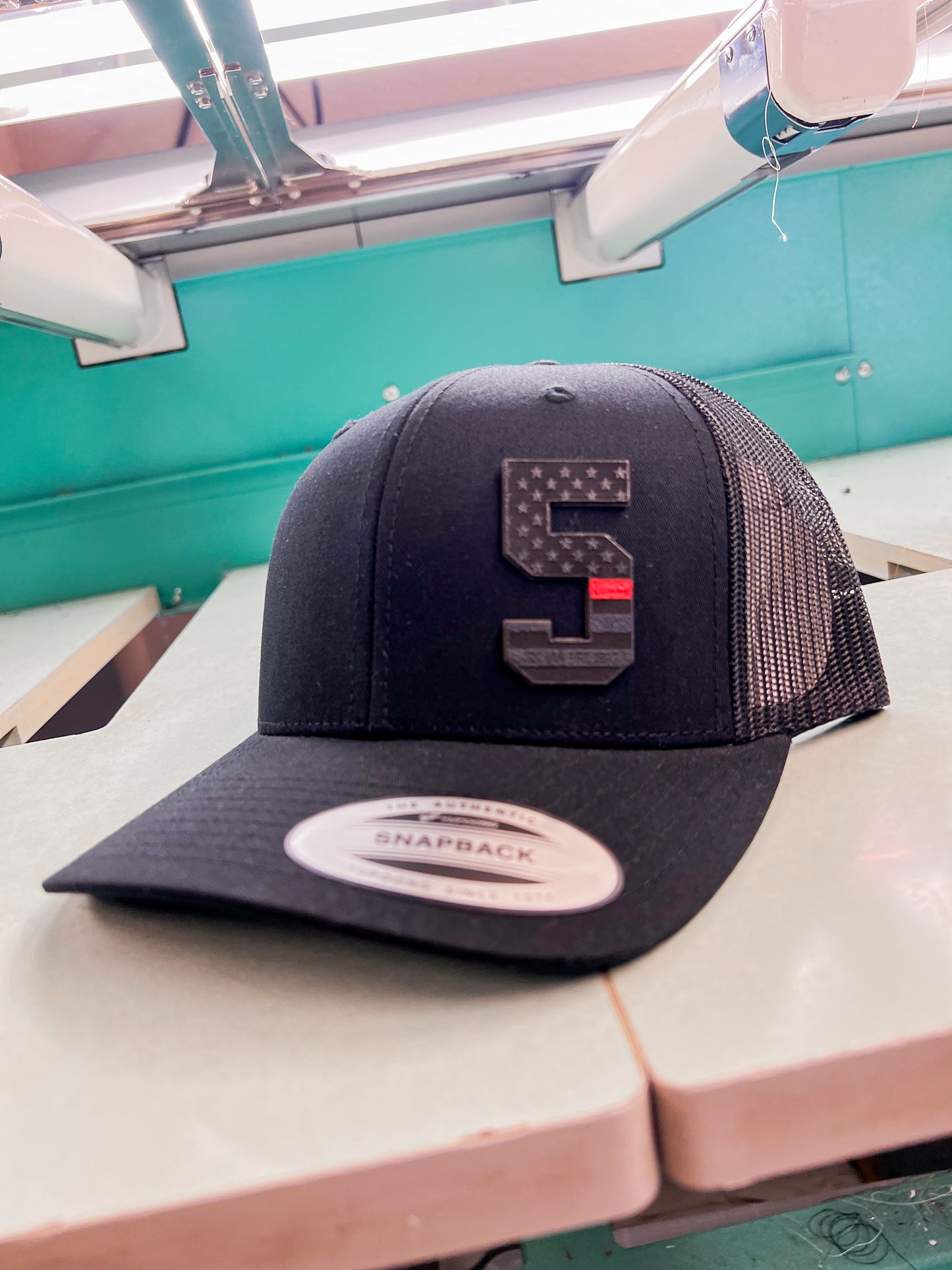 Black out patch hat