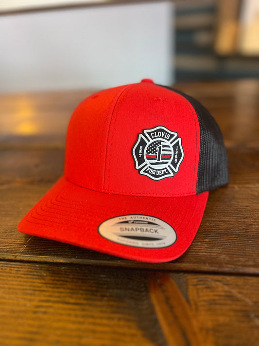 Red line Maltese patch hat